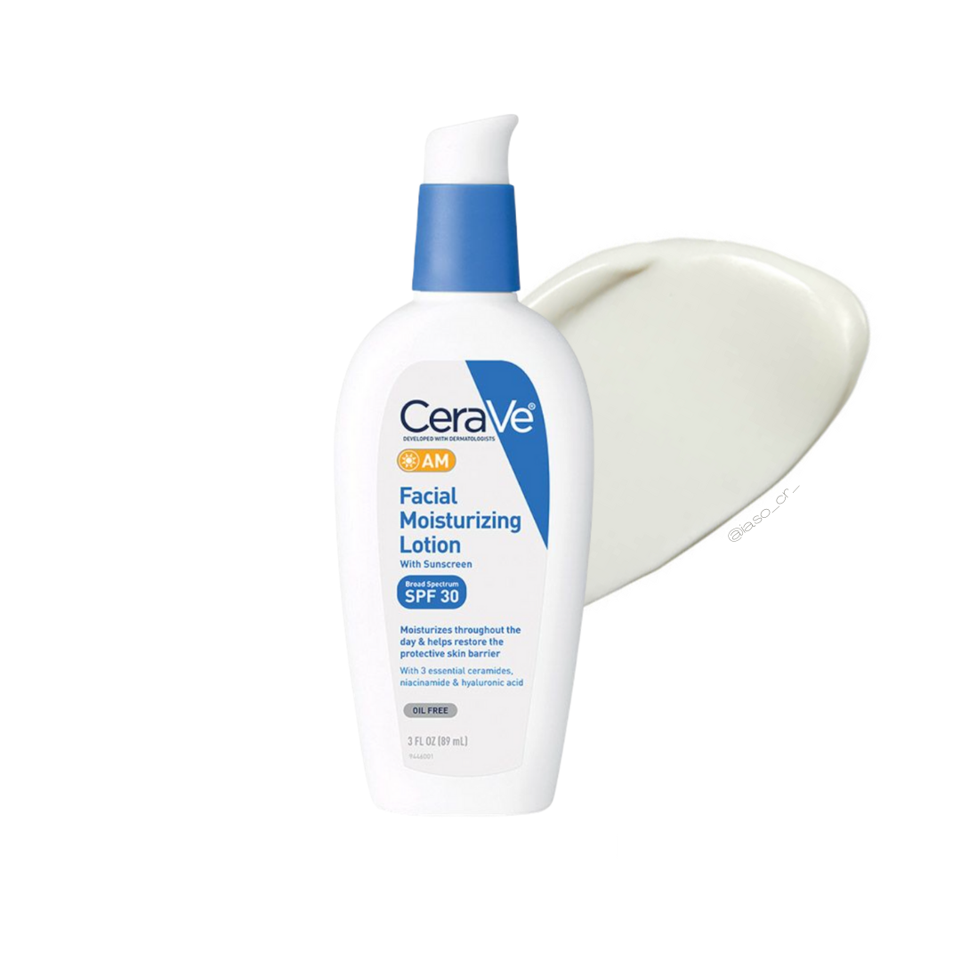 AM Face Moisturizer Lotion with Sunscreen SPF 30